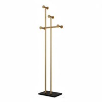 Italian Luxury Aesthetic Sculptural Coat Rack complimentarystanding Garment Stand stylish Clothes Valet Minimalist Design for Homeowners, Professionals, Bedside, Entryway, Walk-in Closet, Living Room