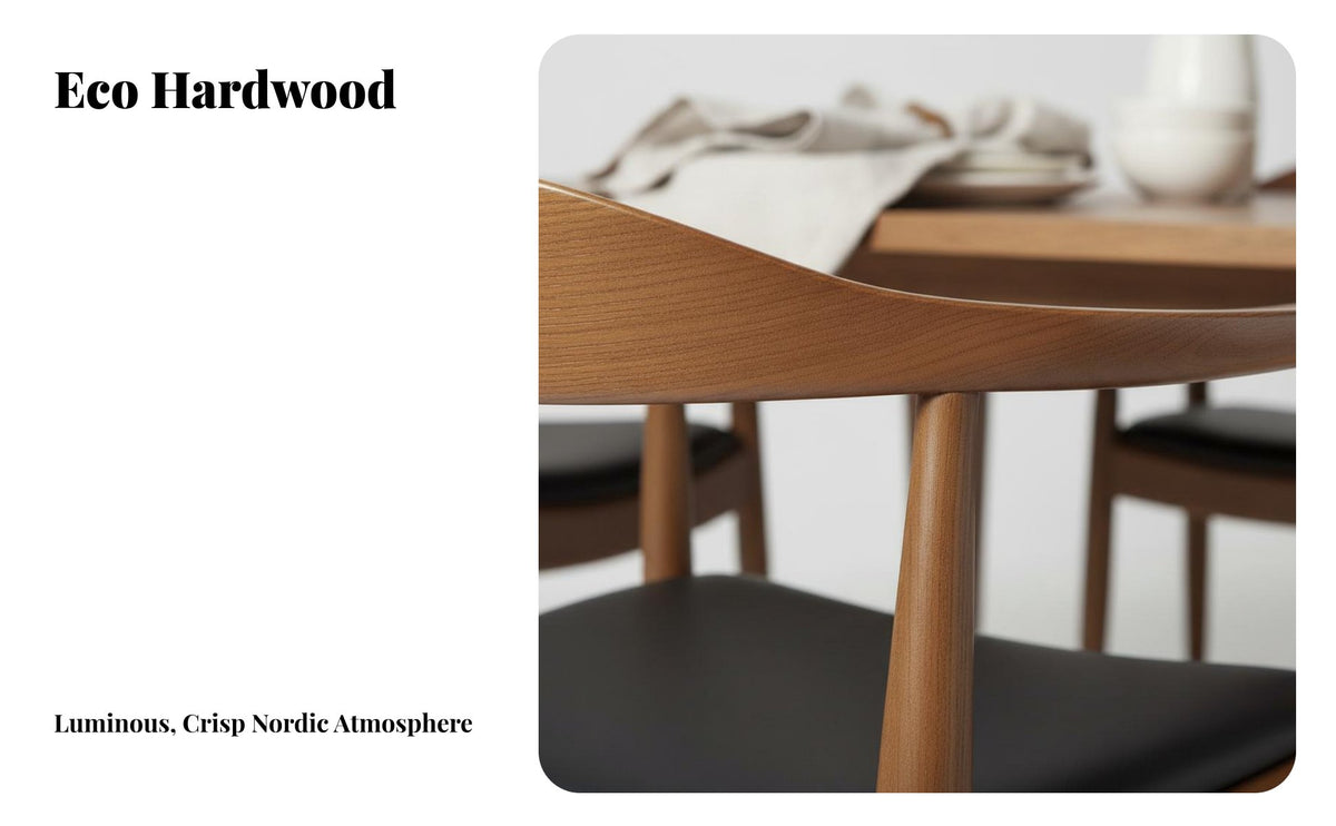 Retro Design Solid Wood Dining Table Sturdy Construction Large Rectangular Dining Table Long-Lasting Seats 4-6 People for Families, Homeowners, Entertainers, Villa, Spacious Plan Living