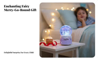 Year of the Horse Snowfall Music Box, Rotating Crystal Globe, Light-Up Birthday Gift, Nordic Design