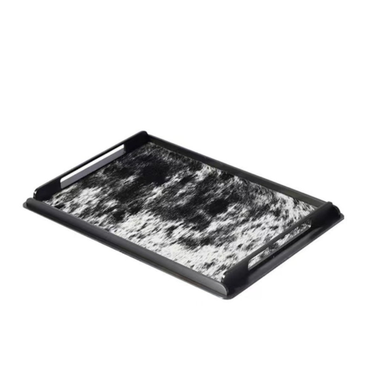 Rectangular Tray with Handles Decorative for Coffee Table, Reception