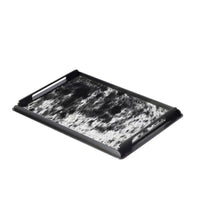 Rectangular Tray with Handles Decorative for Coffee Table, Reception
