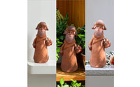 Tabletop Ornament Weathered Garden Figurine Rustic Man Statue for Collectors, Patio, Balcony