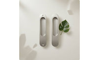 Recessed Pull with Finger Grip Space Saving Recessed Finger Flush Pull Smooth Sliding Door Handle for Wardrobes