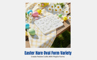 Earring DIY Resin Mold, Easter Bunny, Hollow Pattern Drop, Jewelry Making, Irregular Shape, Craft Supplies