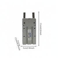 MHY2 Pneumatic grippers Easy Alignment Wide-Angle Opening grippers Wide Temperature Range Industrial Automation for Engineers, Robot Arm