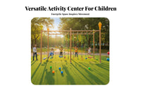 Kids Climbing Structure Physical Fitness Training children's Activity Center with Climbing Net Develops Motor Skills for Parents, Kindergarten, School