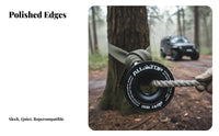 Recovery Snatch Ring Heavy Duty Winch Accessory Lightweight for ATV/UTV Riders