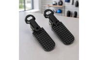 Universal Foot Pegs with Folding Bracket Collapsible Rear Pedals with Foldable Design Space-Saving Rear Bike Footrest Pedals Heavy-Duty for Passengers