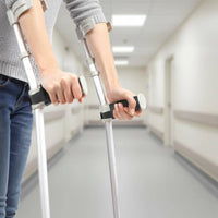 Soft Soft Forearm Handle Cushion Set Comfort Padding Forearm Crutch Grip Non-Slip Crutch Handle Cushion Easy to Install for Elderly, Seniors, Walking Support, Rehabilitation