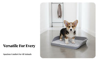 Dog Potty Tray Easy to Clean Indoor Dog Toilet Detachable Design Puppy Training Toilet for Young Dogs, Apartment, Balcony