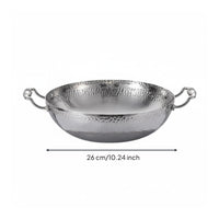 Hammered Stainless Steel Hot Pot Thickened Body Broth Pot Commercial Grade for Hotels, Restaurants, Hotel, Restaurant