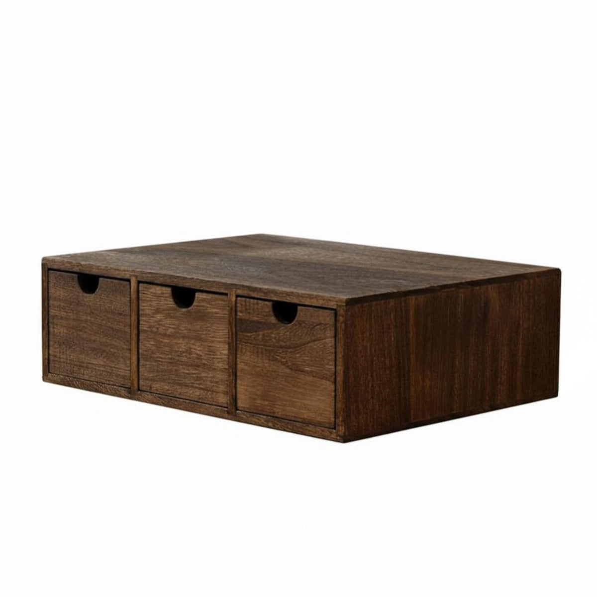 Desktop Storage Shelf with Drawers Multi-Functional Computer Stand with Drawer