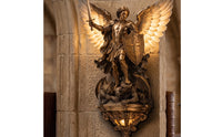 Gothic Sculptural Sconce Fantasy-Inspired Decorative Sconce Rustic Wall Light Fixture Organic for Entryways