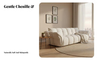 Tufted Cumulus Sofa Removable Cover Living Room Furniture Soft Material Upholstery Couch for Interior Design Aficionados, Young Adults, Home