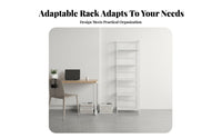 Mobile Design Multi-Tier Rolling Rack minimalist design Shelving Unit Space-Saving Household Storage Easy Assembly for Homeowners, Office Workers, Dorm Room, Bedroom, Narrow Spaces, Bathroom