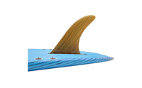 8 Inch Central Fin Fiberglass Construction Single Surfboard Fin for Surfers, Paddleboarders