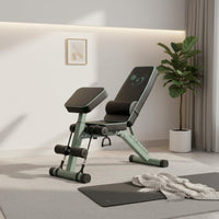 Dumbbell Workout Bench Multi-Position Backrest Adjustable Weight Bench Space Saving Fitness Equipment for Men, Home Gym