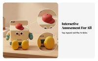 Rechargeable Milk Carton Night Light Dual Use Milk Box LED Lamp Printed Face Cartoon Night Light Cute Design