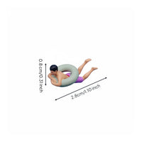 Detailed 1:87 Scale Mini Person Realistic Miniature Swimmer Figure Beach Scene Figurine for Sand Table, Miniature Scene