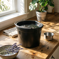 Horse Stable Bucket Metal Handle Stable Water Bucket