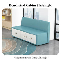 Padding Ed Entryway Organizer Comfortable Seating Adaptable Waiting Room Seat High Load-Bearing Sturdy Construction