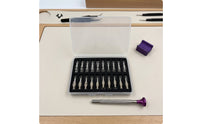 Needle Insertion Tool Portable Needle Tool with Storage Case Organizer Reusable Sturdy for Sewing Machine Technicians