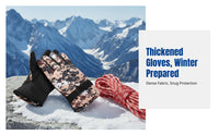 Outdoor Thermal Gloves, Winter, Anti-Slip, Thickened, Cycling, Hiking, Sports Use