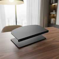Monitor Mount Reinforcement Plate Sturdy Monitor Arm Reinforcement Plate Bracket Anti-Slip Stable for Glass Desk, Home Office