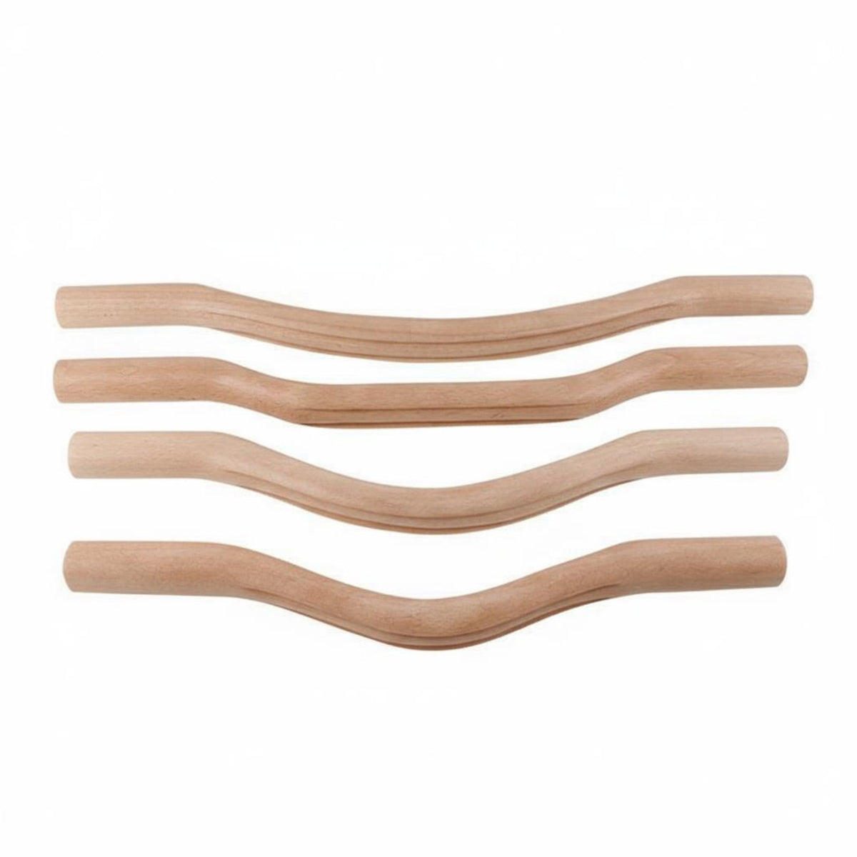 Skin-Friendly Guasha Scraping Stick Portable Wooden Gua Sha Stick Splinter-Splinter-Resistant Beech Wood Body Scraper Ergonomic Handle for Athletes, Home Use, Spa
