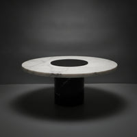 Round Tray with Pedestal Base Low-Height Fruit Plate with Metal Base Elegant Pedestal Fruit Tray Luxury for Coffee Table