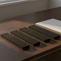 4 Pieces Foam Strip with Backing Trimmable Foam Strip Customizable Pad for Workshop, Office
