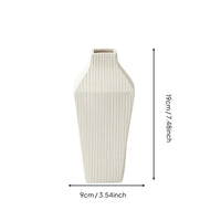 Porcelain Vessel Vase European Style Simple Tabletop Vase Great Gift Inspiration Home Decoration for Office, Wedding