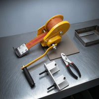 Wire Drawing Tool with Hand Crank Tabletop Benchtop Wire Drawing Tool Secure for Metalworking
