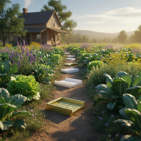 Reusable Cement Border Mold DIY Garden Border Mold Easy to Use Landscaping Supply Long-Lasting for Rural Yard, Courtyard