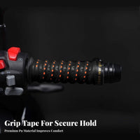 Wear-Resistant Motorcycle Handlebar Grip Tape Breathable Handlebar Grip Wrap Long-Lasting for Cyclists, Bike, Daily Commuting