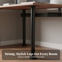 Desk Heightening Leg Easy Installation Adjustable Furniture Leg Thickened Material Adjustable Furniture Legs for Homeowners, Home, Bedroom, Washroom