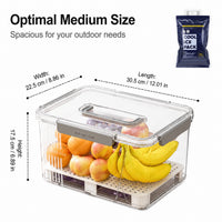 Outdoor Storage Box, Weatherproof Garden Storage Box for Cushions, Sealed Storage Box with Lid, Drain Board for Outdoor Use