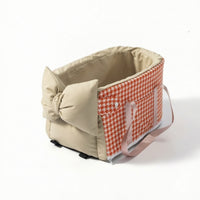 Pet Car Carrier Padded Soft-Sided Carrier Comfortable for Road Trips, Small Dogs
