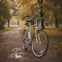 Silver Full-Coverage Bike Fenders Minimalist Front and Rear Fenders Streamlined Front and Rear Mudguards Easy to Install for Commuting
