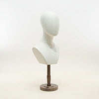 Mannequin Head with Shoulders Lightweight Mannequin Bust with Shoulders Soft Premium for Boutiques, Product Photography