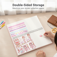Qingyifang Star Look Release Paper Book Double-Sided A5 Tape Sticker Handbook Material Storage Release Book