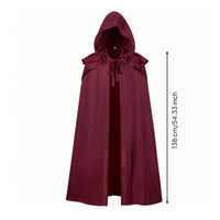 Cloak with Shoulder Capes Layered Hooded Cloak Theatrical Outerwear for Actors, Cosplay, Theater