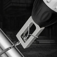 Wire Coiling Tool with Hex Shank Metal Drill Wire Winder Convenient Drill Attachment for Construction Workers, Fence Installers, Greenhouse Setup