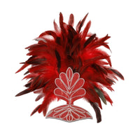 Feather Headpiece Glittery Feather Headband Sparkling Hair Accessory for Entertainers, Partygoers, Dance Performances