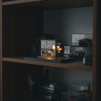 Izakaya Model with Light Lighted Street Corner Diorama Retro Street Store Diorama for Hobbyists