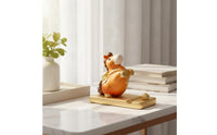 Chinese Design Auspicious Horse Phone Stand Good Gift Resin Phone Stand Desktop Decoration Desk Accessory Stable for Office
