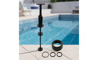 Direct Replacement Piston Shaft Assembly Compatible Piston Shaft with O-Rings Threaded for Pool Filter