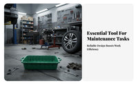 Oil Drain Simple to Clean to Clean Large Capacity Oil Collect Pan Reusable Automotive Drip Tray for Mechanics, Home Mechanics, Auto Repair Shop
