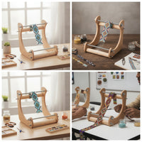 Bead Weaving Loom Easy-to-Use Wooden Bead Loom High-Quality for Jewelry Making