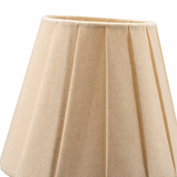 Light Shade with Handmade Pleated Textile Design for Table Lamps, Lampshade for Bedside Room, Versatile Fit for Wall and Pendant Fixtures
